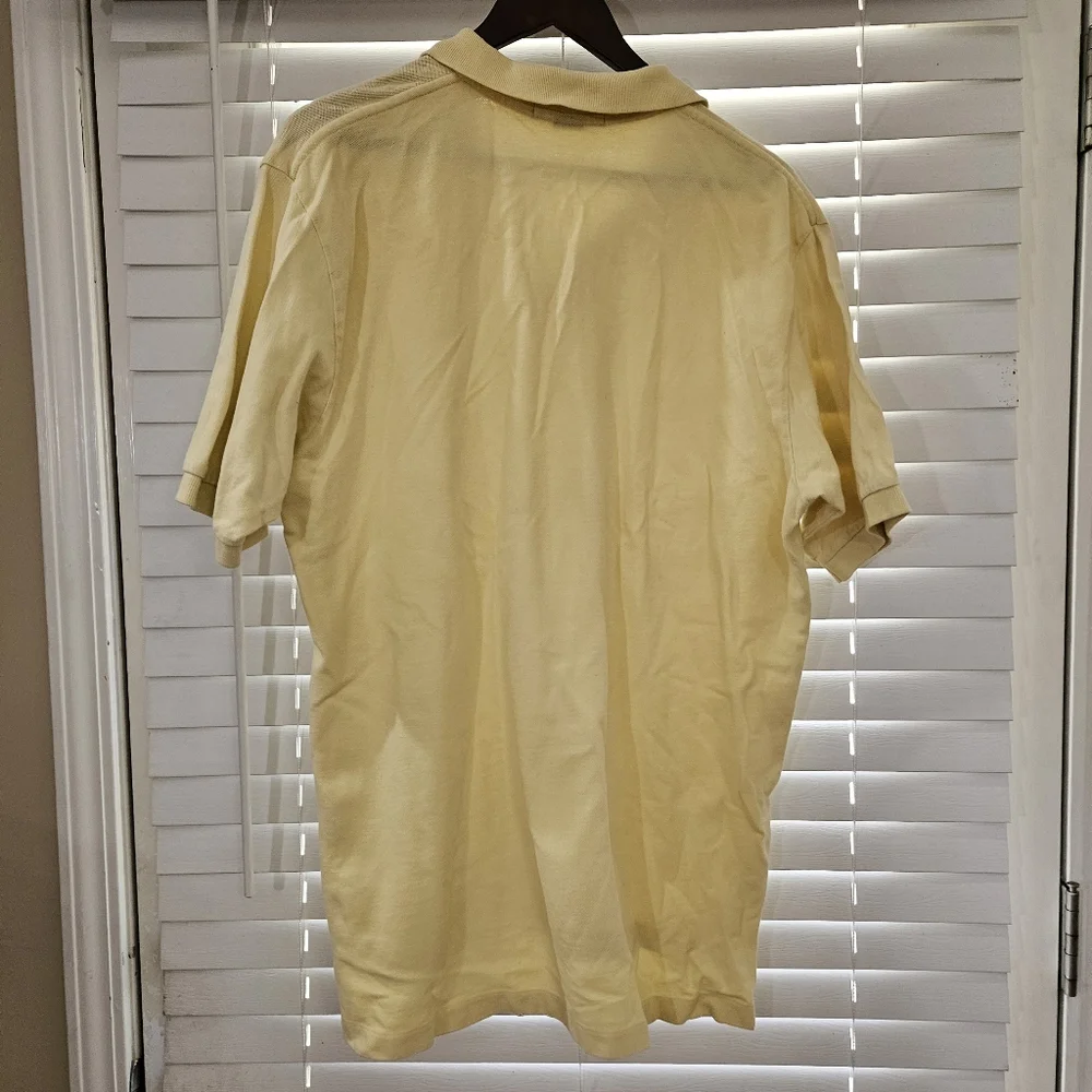 Polo By Ralph Lauren Yellow Mens Spring Golf Preppy Polo Sz Lg